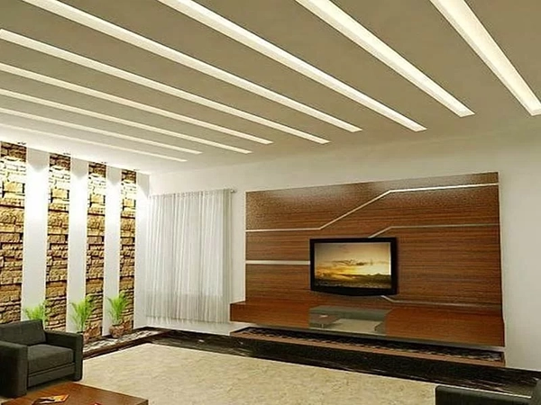 سقف کناف با حاشیه‌ی ساده